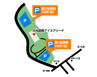 駐車場近隣の地図