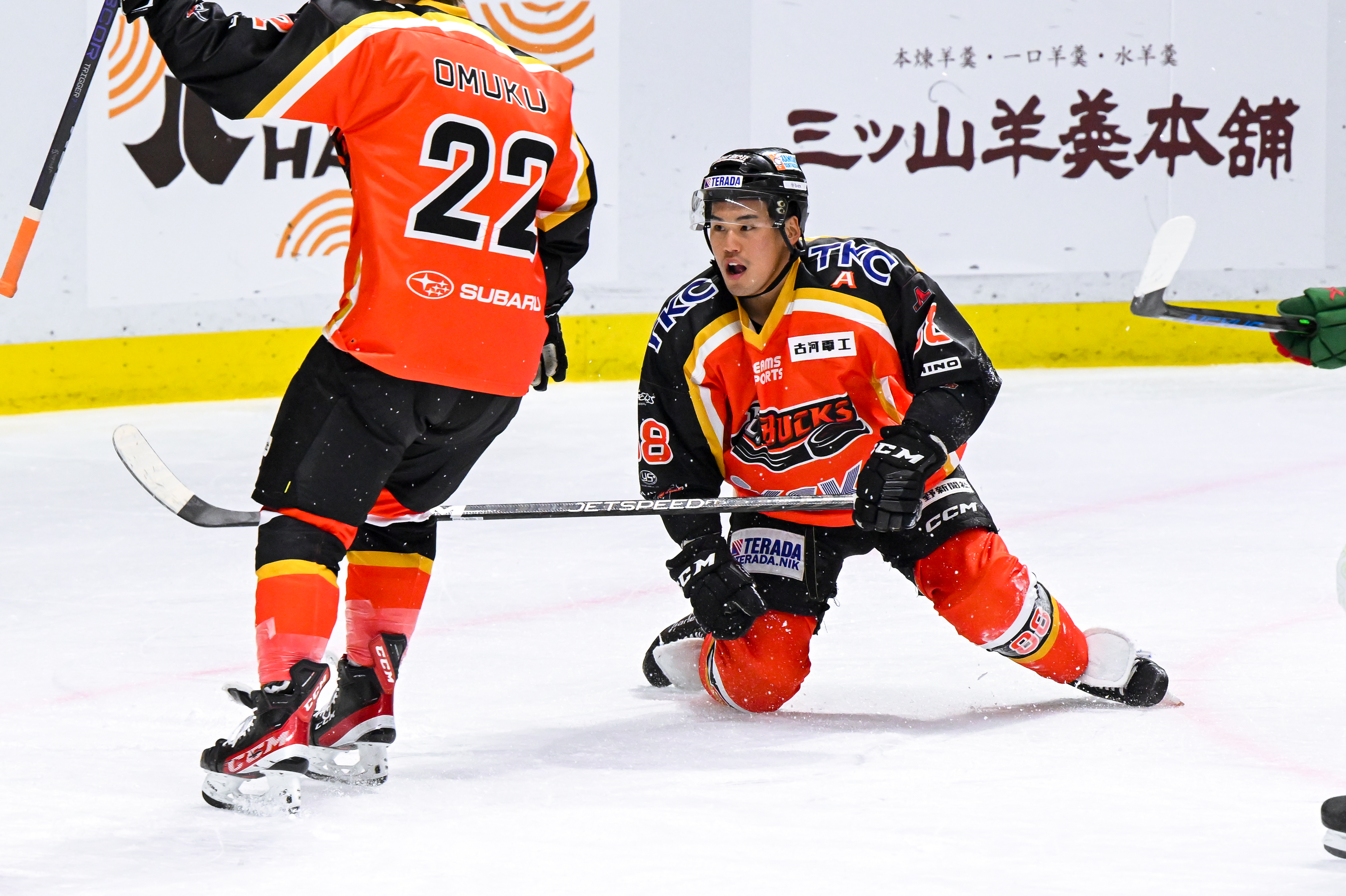 H.C.栃木日光アイスバックス #88 寺尾 勇利 選手 実使用「古河